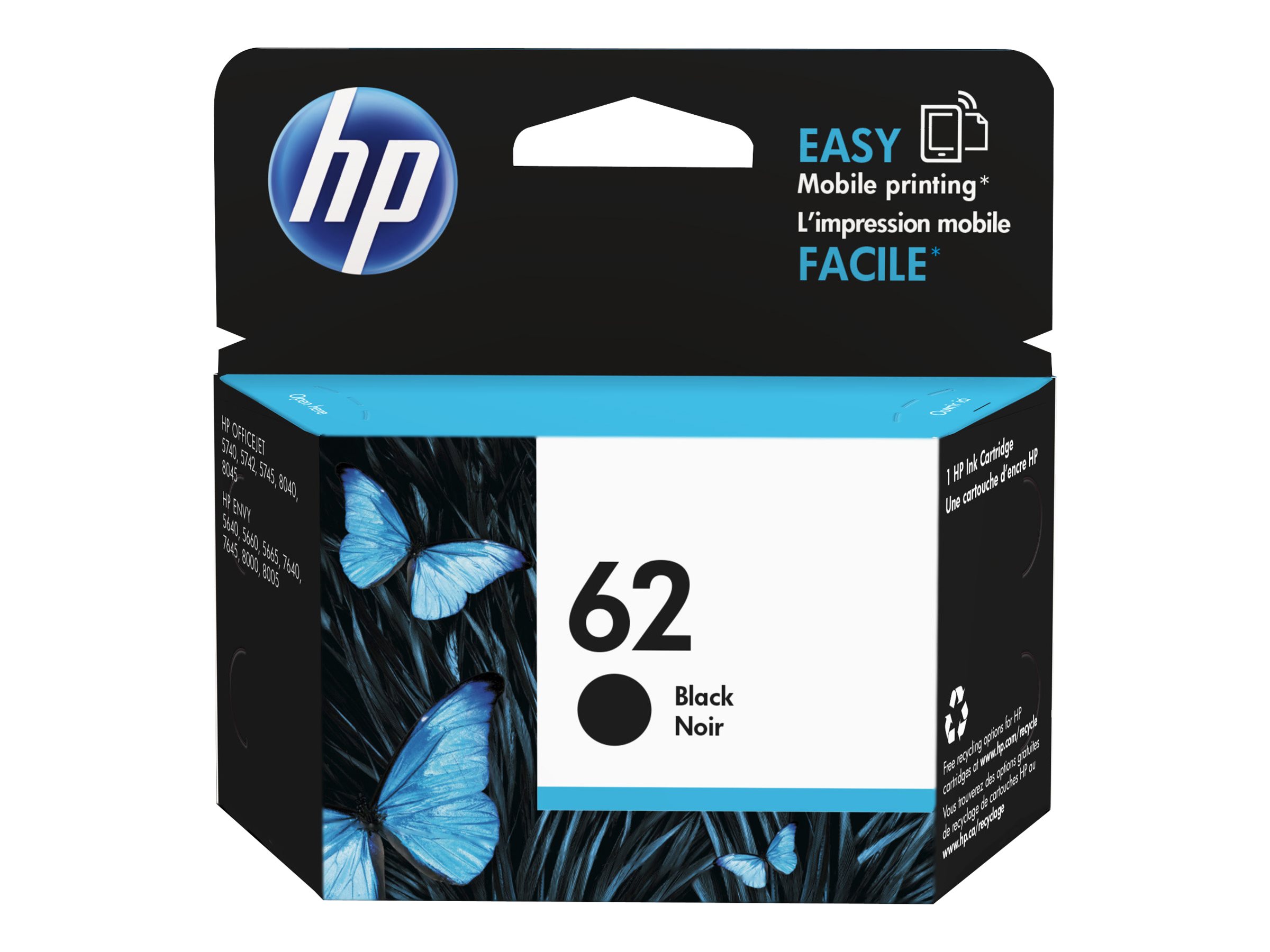 HP 62 Black Original Ink Cartridge