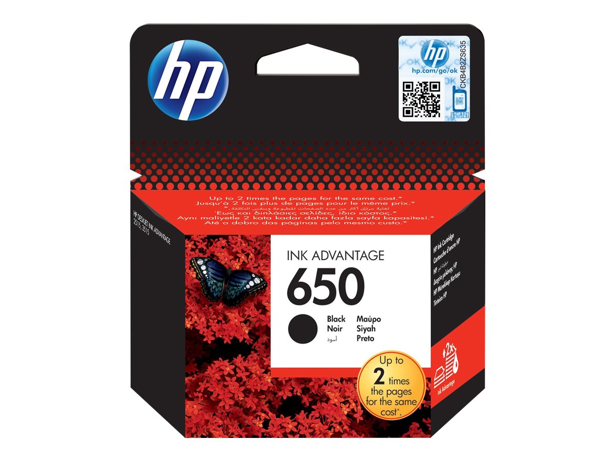 HP 650 Black Original Ink Cartridge
