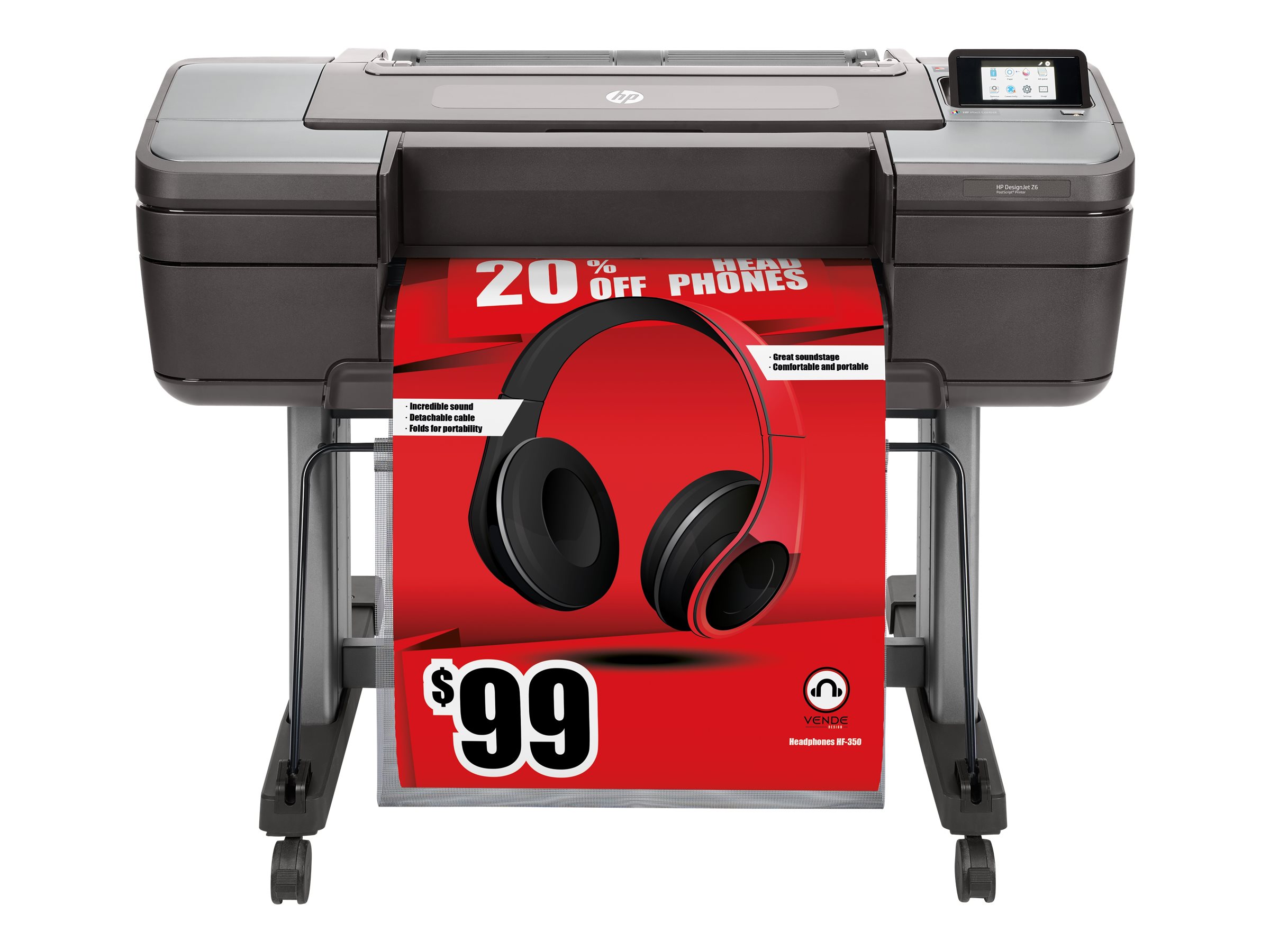 HP DesignJet Z6 24inch PS Printer