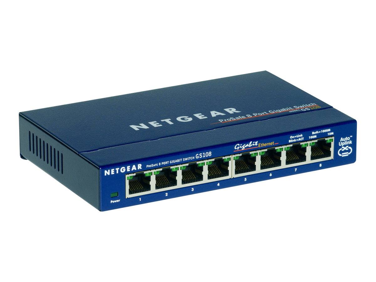 NETGEAR Switch 8x GE GS108GE unmanaged
