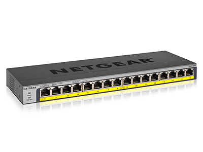 NETGEAR 16PT POE/POE+GIGABIT SWITCH