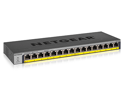 NETGEAR 16PT POE/POE+GIGABIT SWITCH