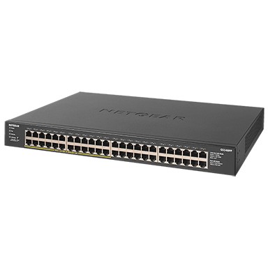 NETGEAR GS348PP Unmanaged Gigabit Ethernet (10/100/1000) Power over Ethernet (PoE) Schwarz