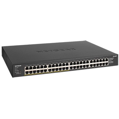 NETGEAR GS348PP Unmanaged Gigabit Ethernet (10/100/1000) Power over Ethernet (PoE) Schwarz