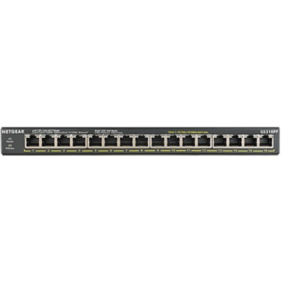 NETGEAR 16-Port GB PoE+ unmanaged Switch