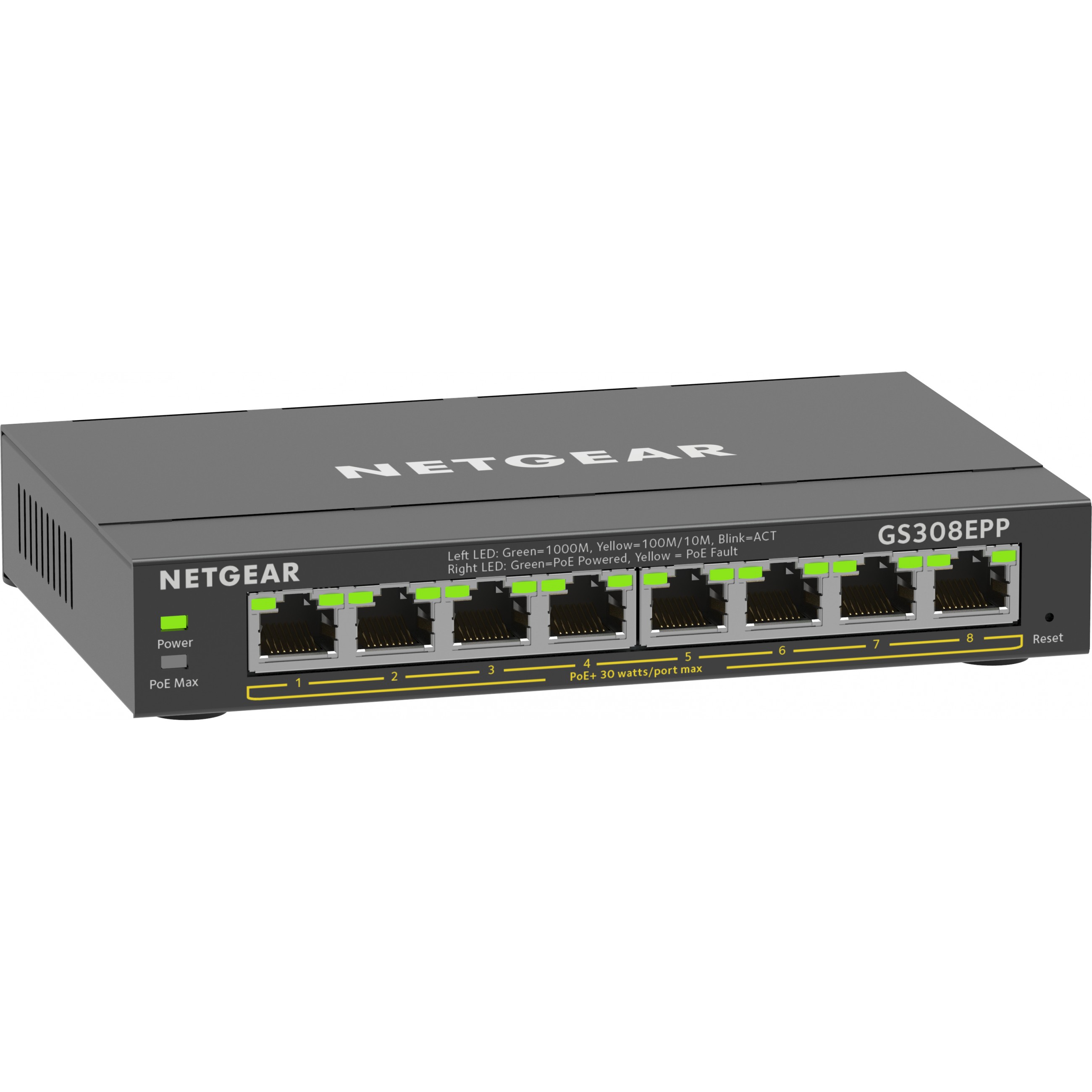 NETGEAR Switch 8x GE GS308EPP-100PES