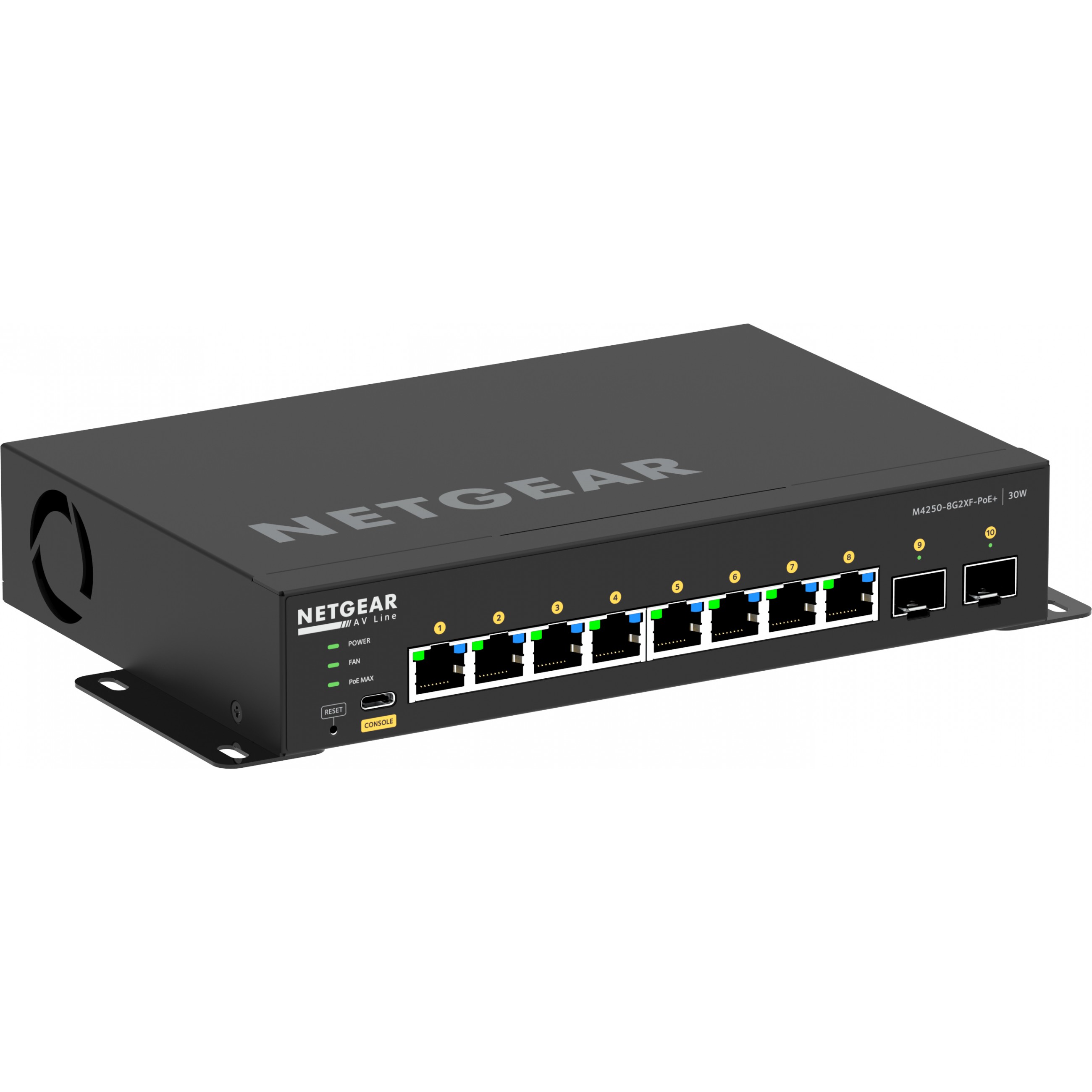 NETGEAR 10PT M4250-8G2XF-POE+ Switch