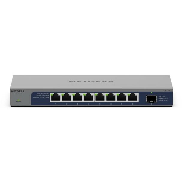 NETGEAR GS108X Unmanaged L2 Gigabit Ethernet (10/100/1000) Grau
