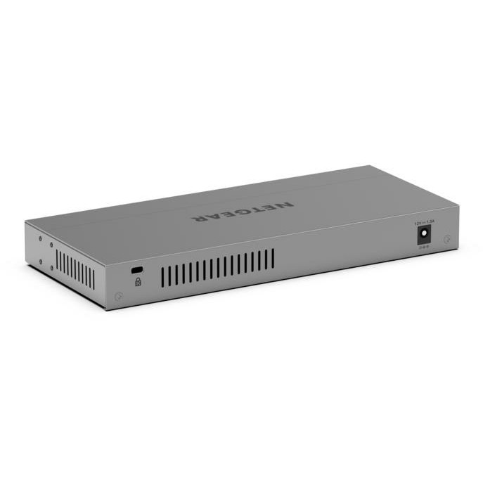 NETGEAR GS108X Unmanaged L2 Gigabit Ethernet (10/100/1000) Grau