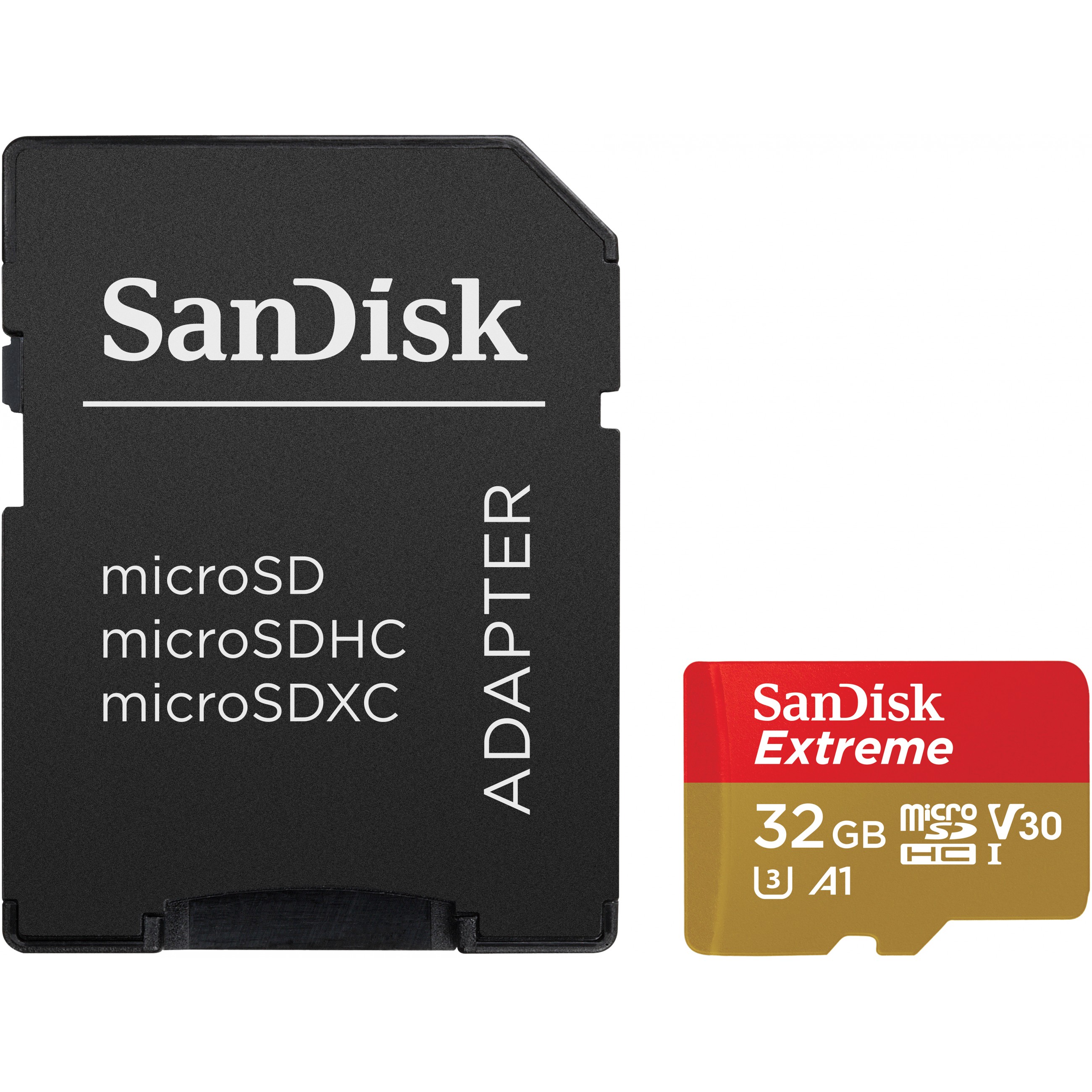 SD MicroSD Card  32GB SanDisk Extreme SDHC inkl. Adapter