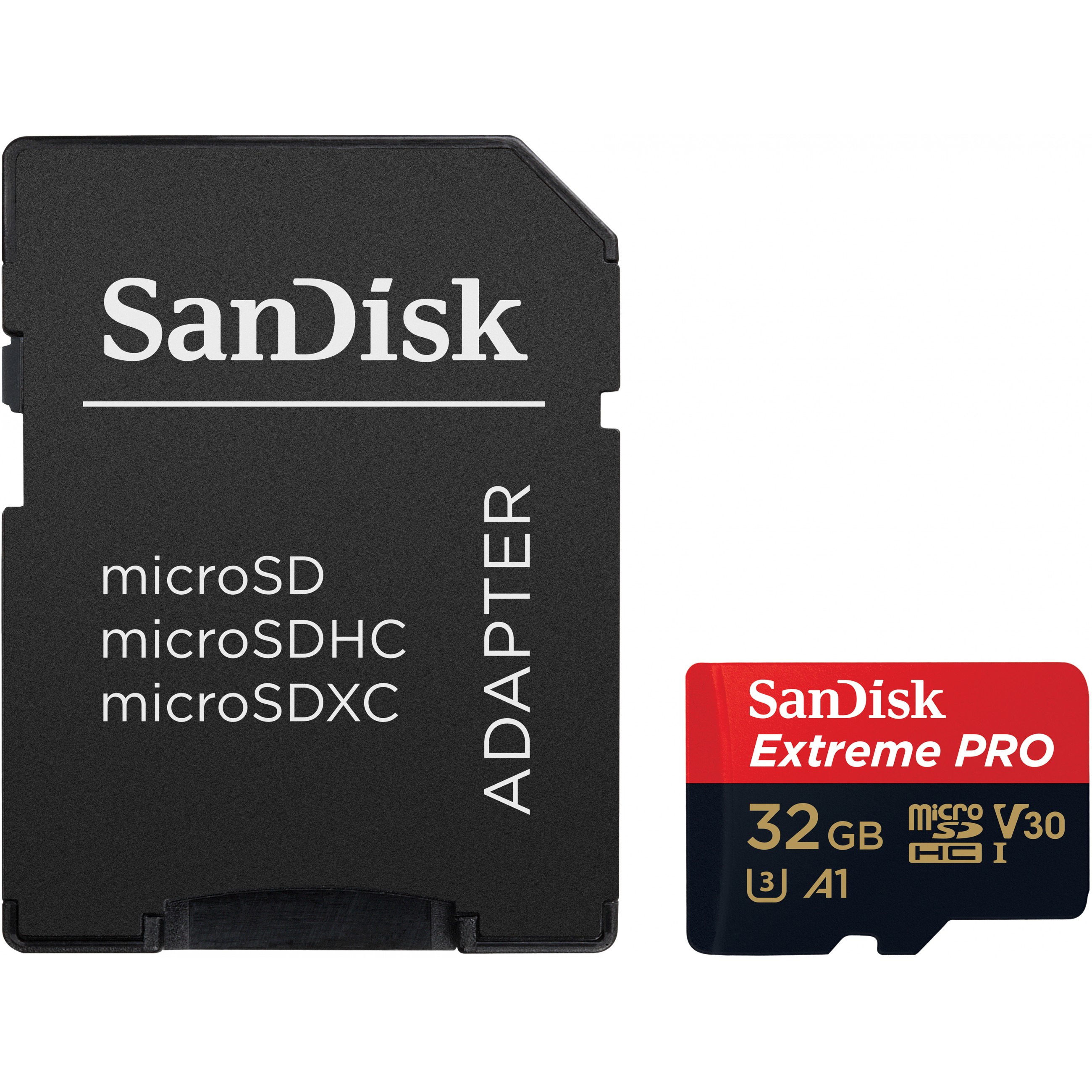 SD MicroSD Card  32GB SanDisk Extreme Pro SDHC inkl. Adapter