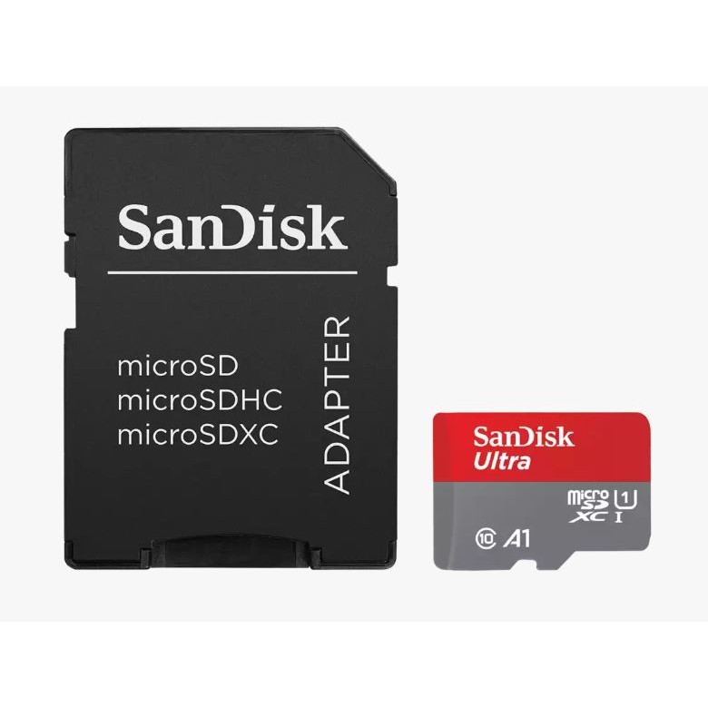 SD MicroSD Card  64GB SanDisk Ultra A1 Class 10 inkl. Adap