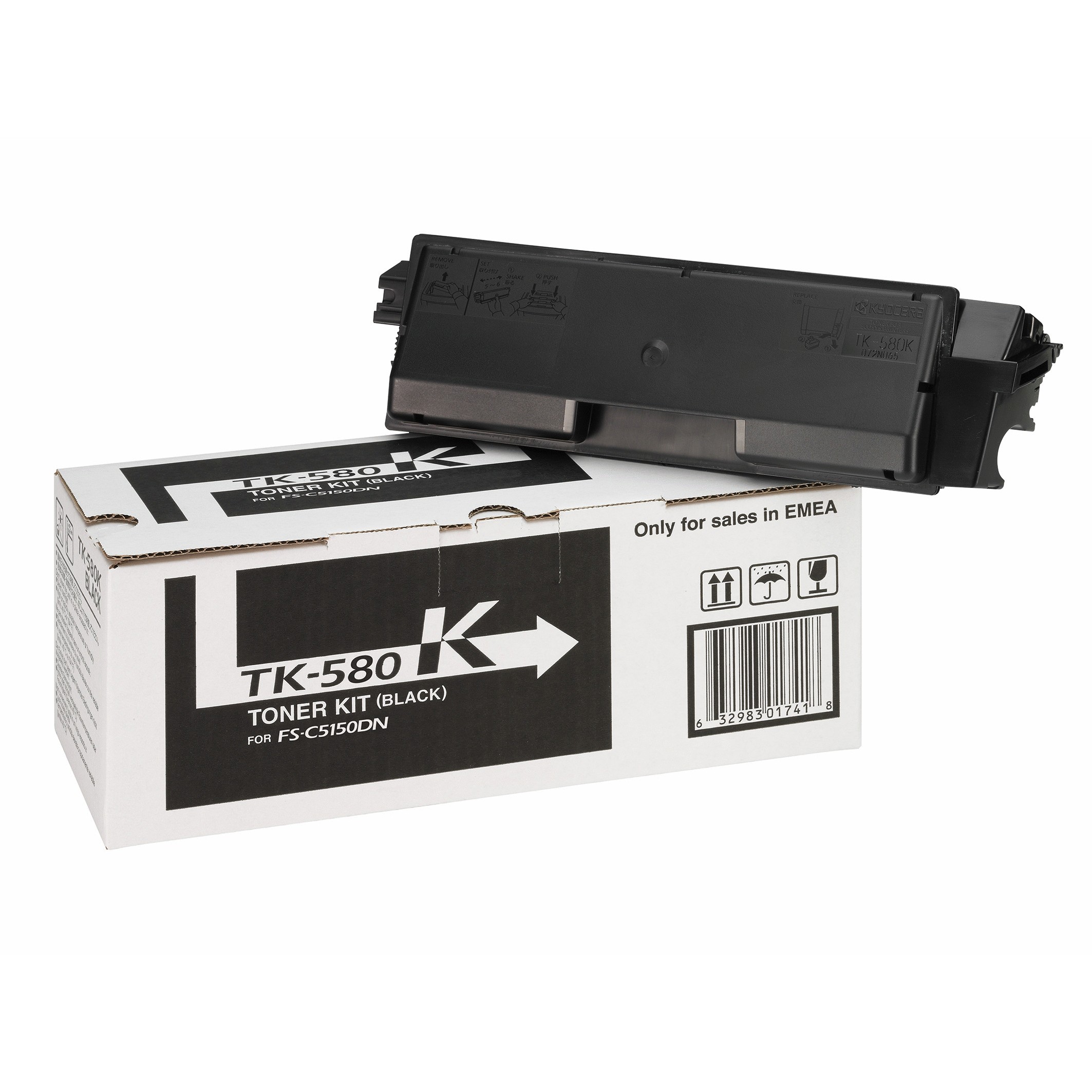 Toner Kyocera TK-580K FS-C5150DN  Schwarz