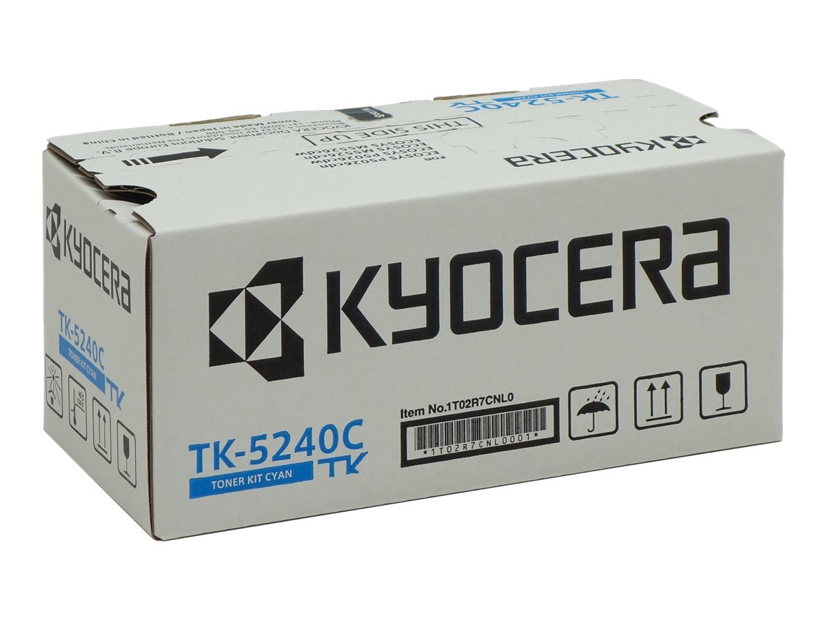 Kyocera Toner TK-5240C Cyan bis zu 3.000 Seiten gem. ISO/IEC 19798
