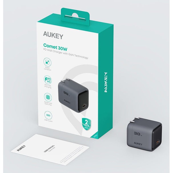 Aukey Ladeadapter Comet Mini 30W 1Port grau