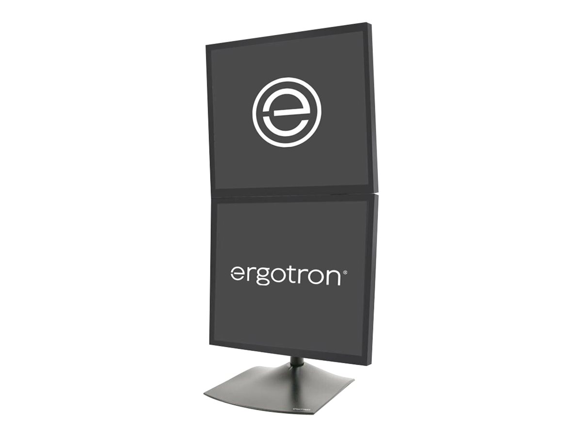 Ergotron DS Series DS100 Dual Monitor Desk Stand, Vertical