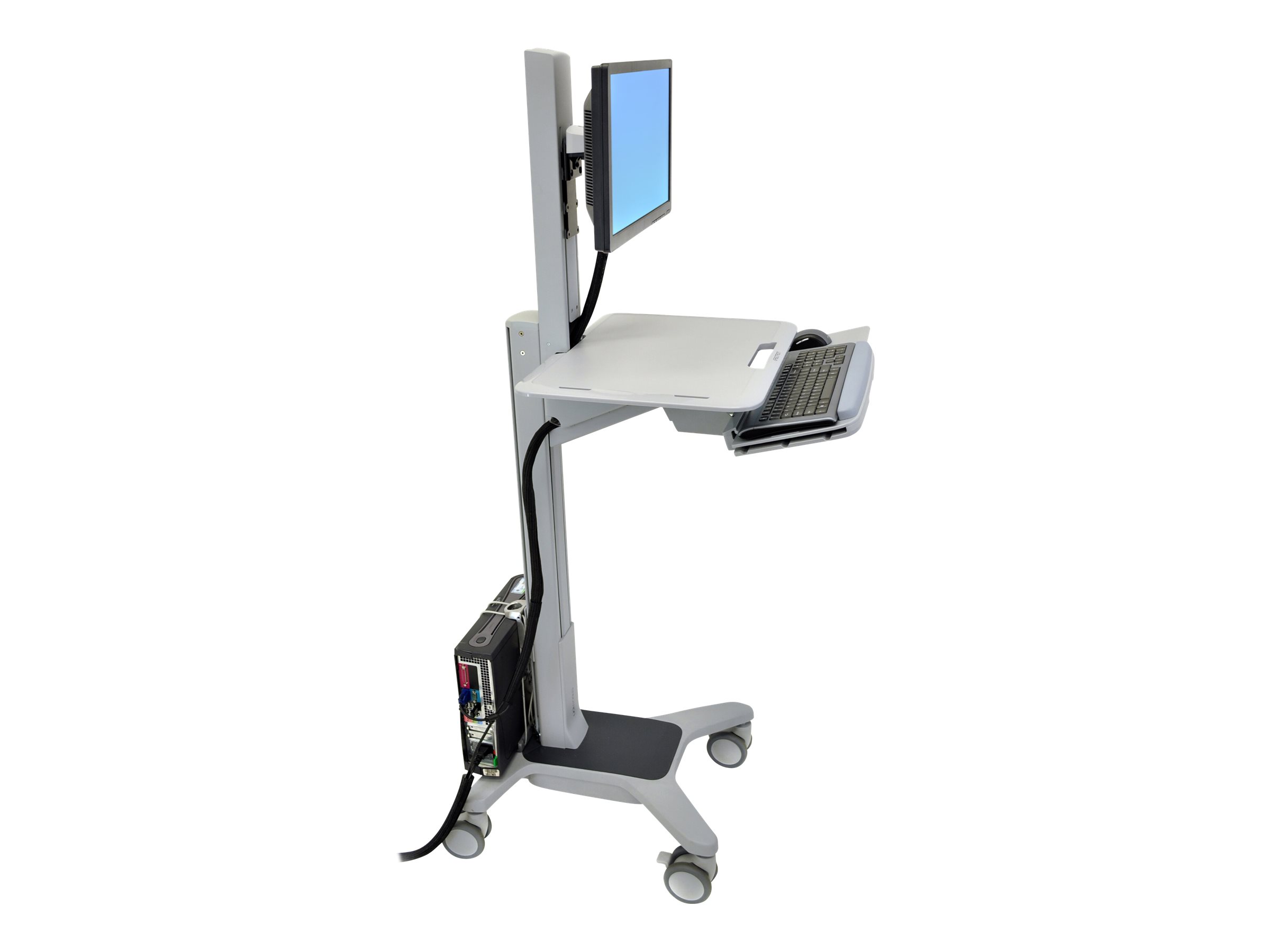 Ergotron WorkFit C-Mod, Single Display Sit-Stand Workstation