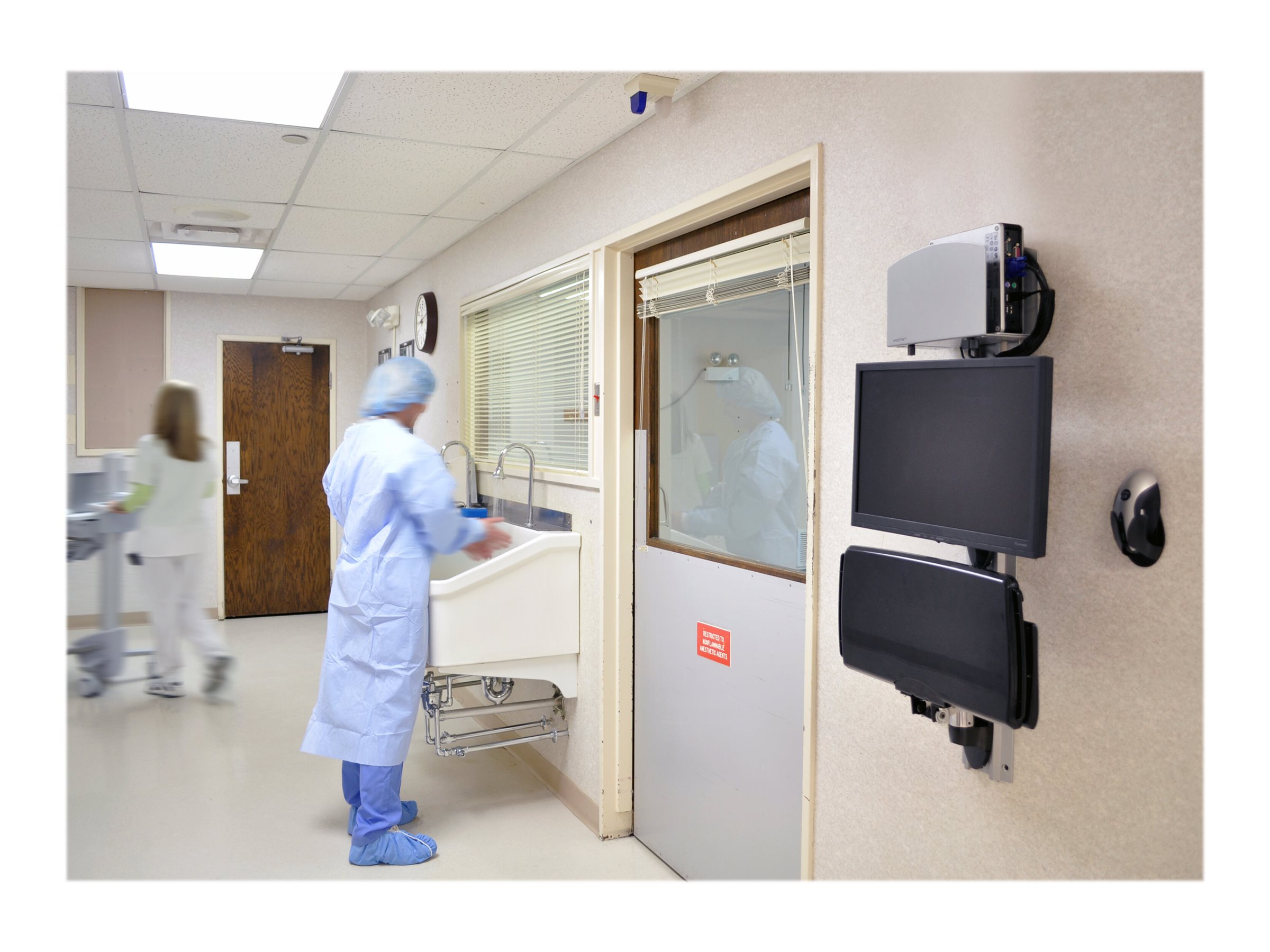 ERGOTRON LX Kombisystem fuer Wandmontage