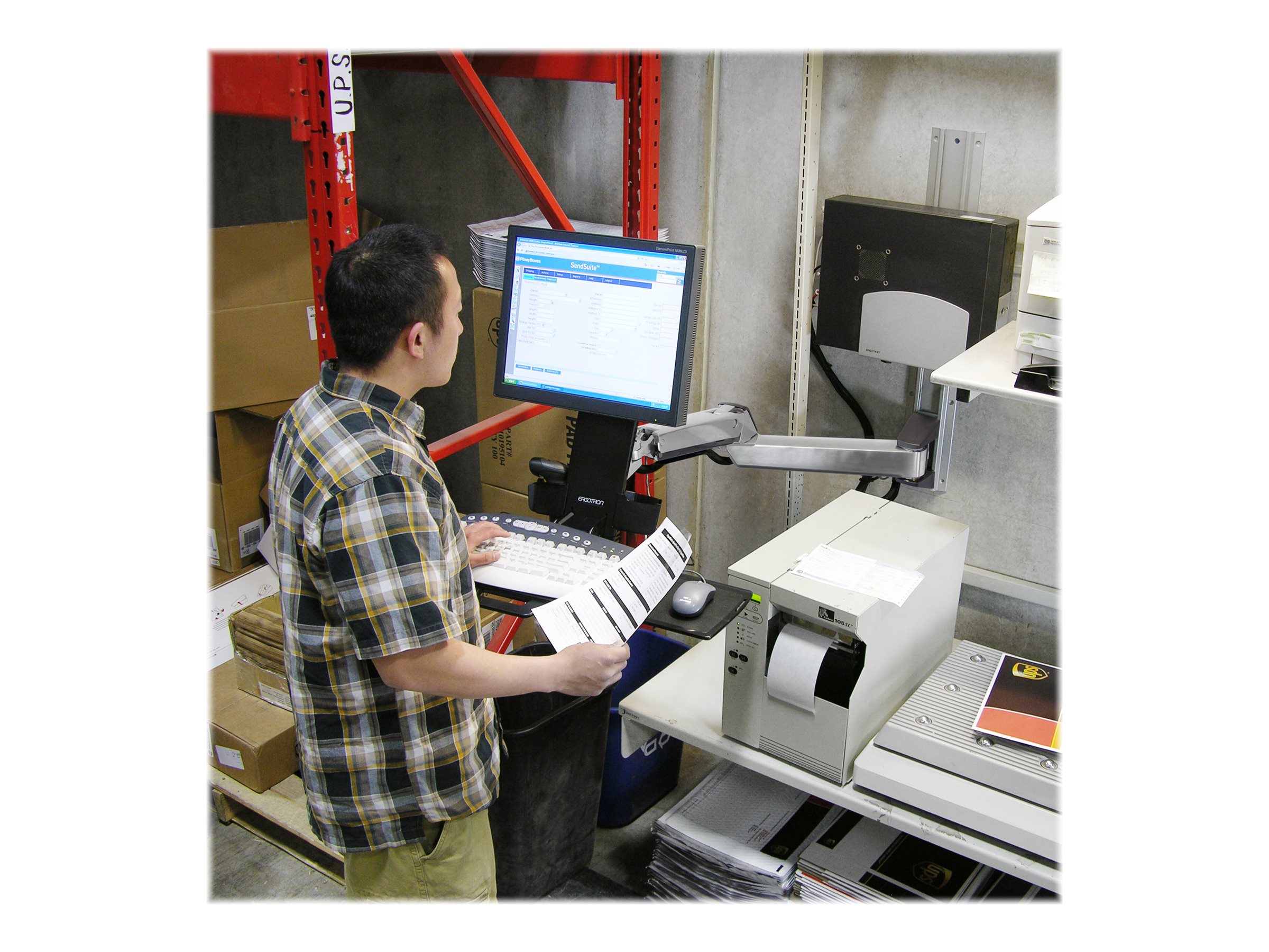 ERGOTRON StyleView Sit-Stand Combo Ext.