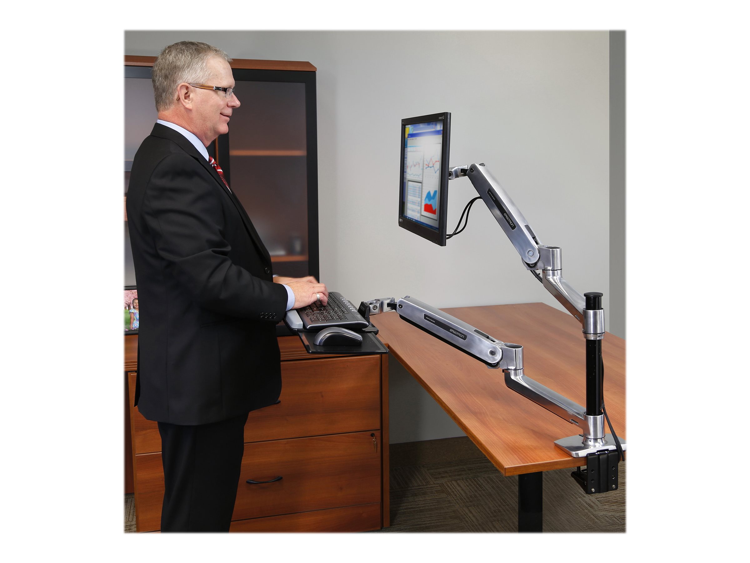 ERGOTRON WorkFit-LX Sitz-Steh-Tischmonta