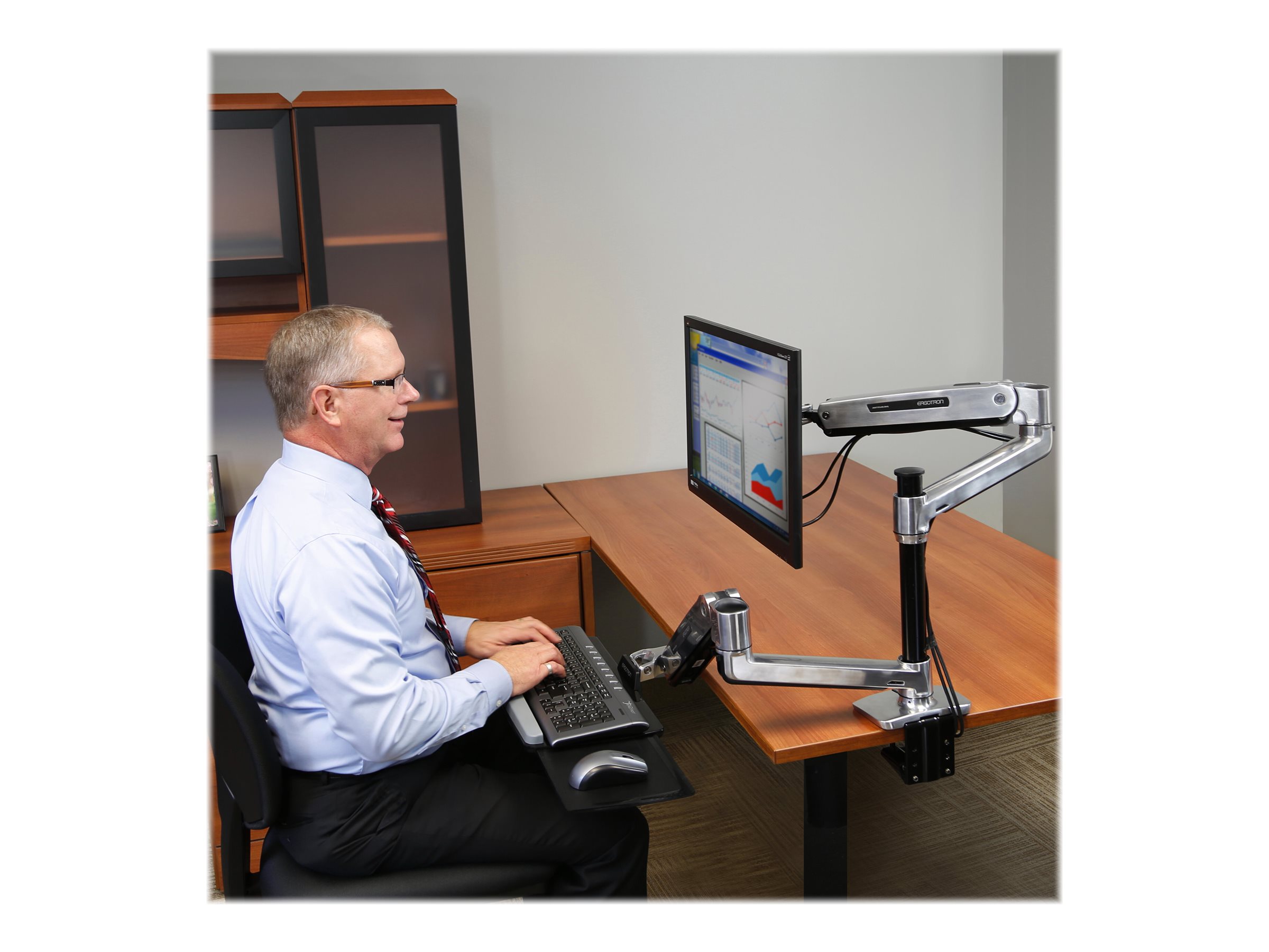 ERGOTRON WorkFit-LX Sitz-Steh-Tischmonta