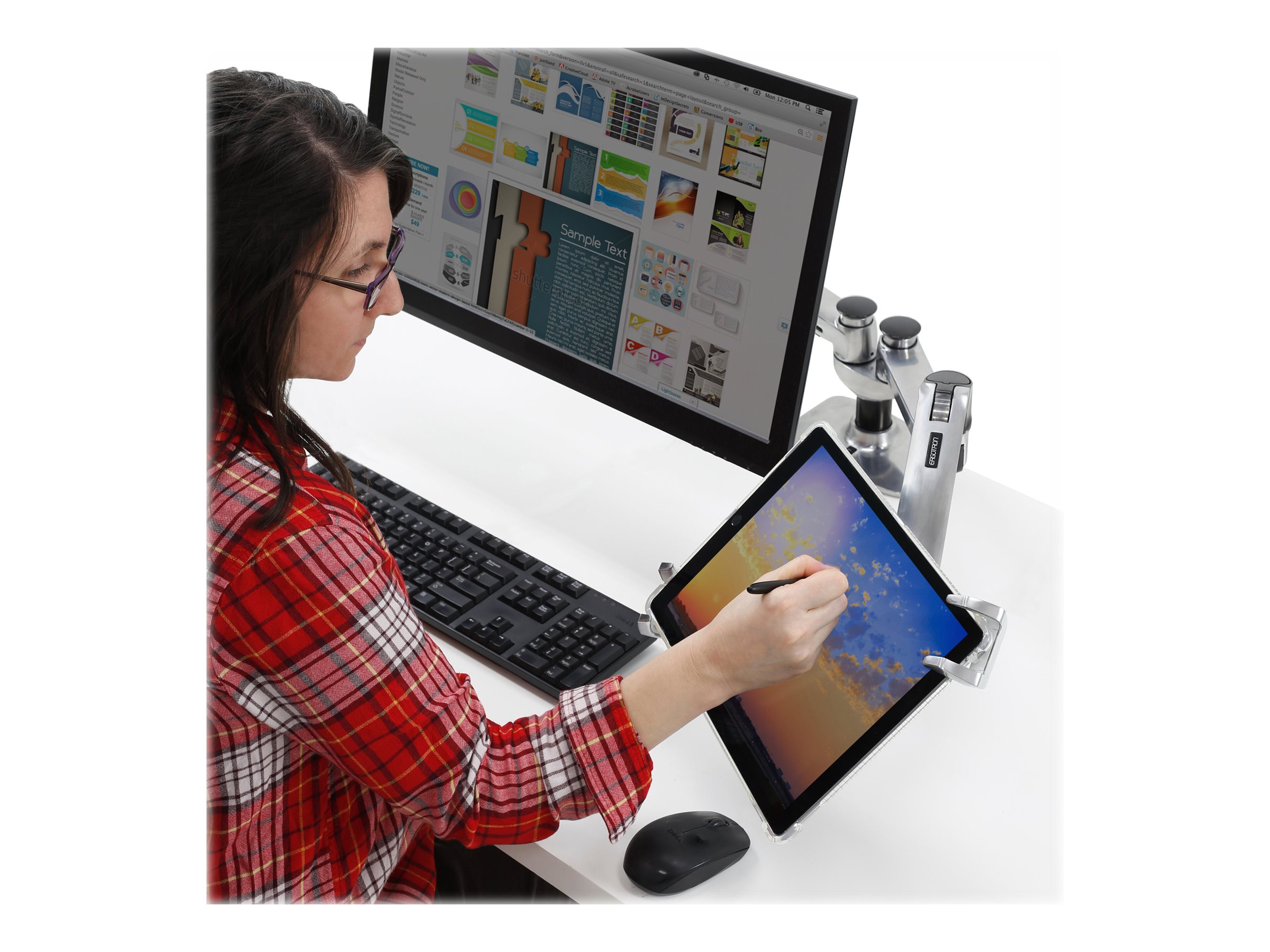 ERGOTRON VerriegelbareTablet-Befestigung