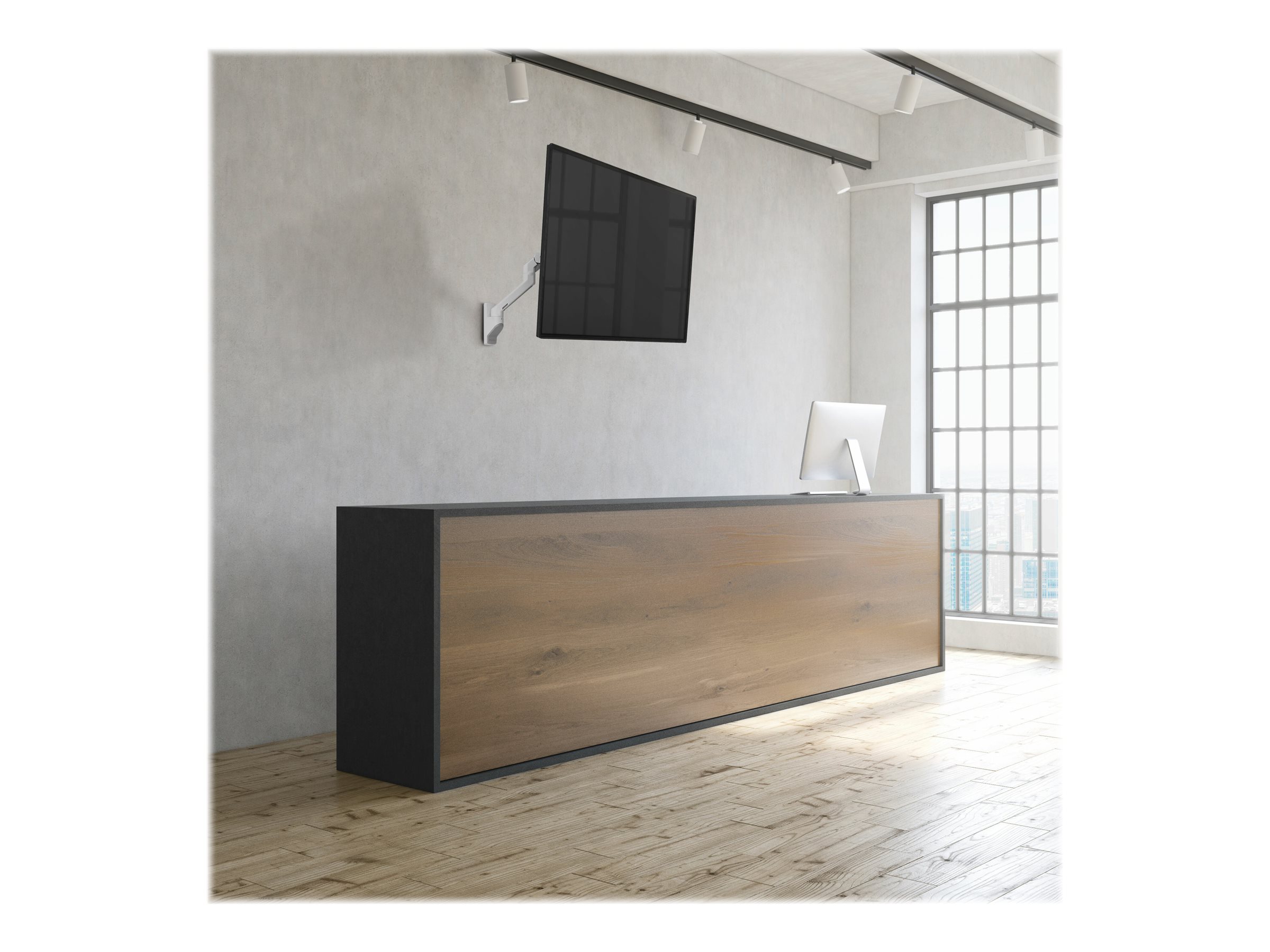 ERGOTRON HX Wand Monitorhalterung weiss