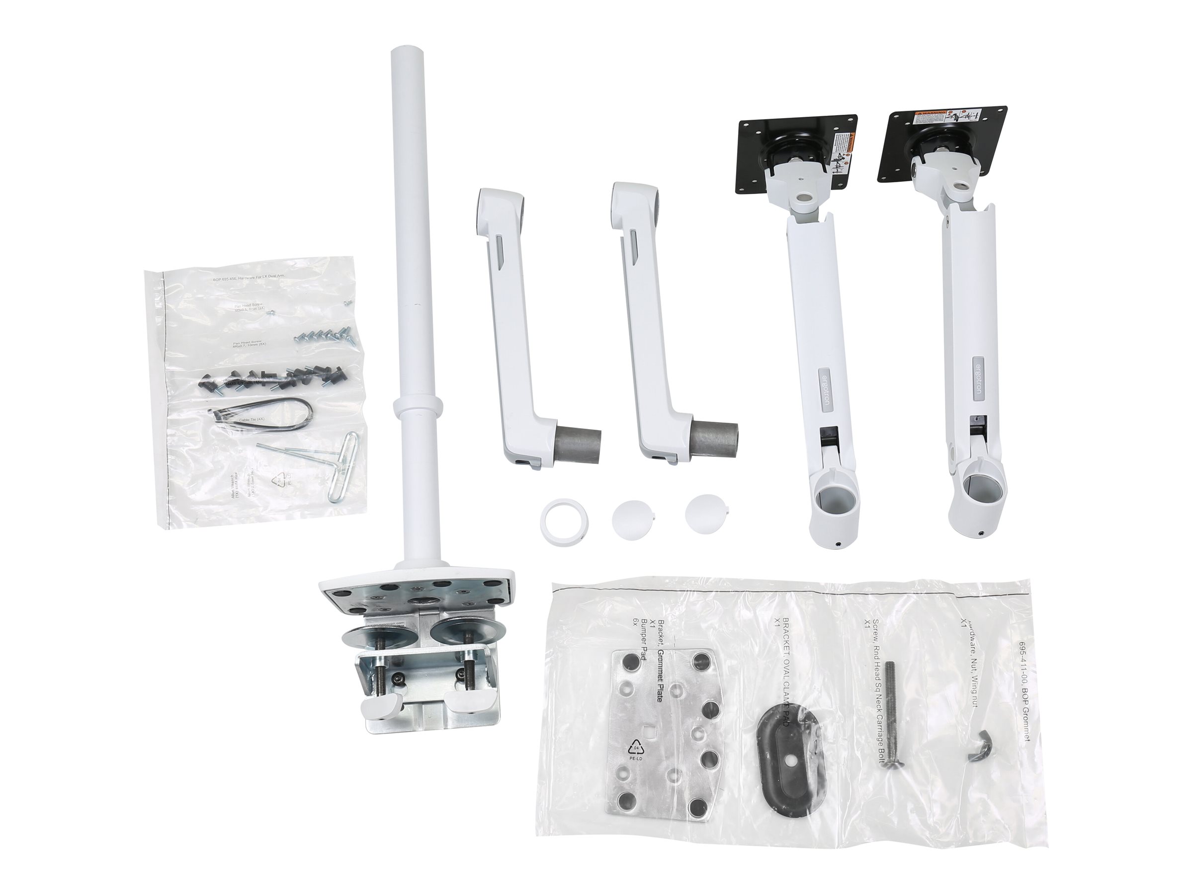 ERGOTRON LX-Dual-Stacking-Arm hohe Saeul