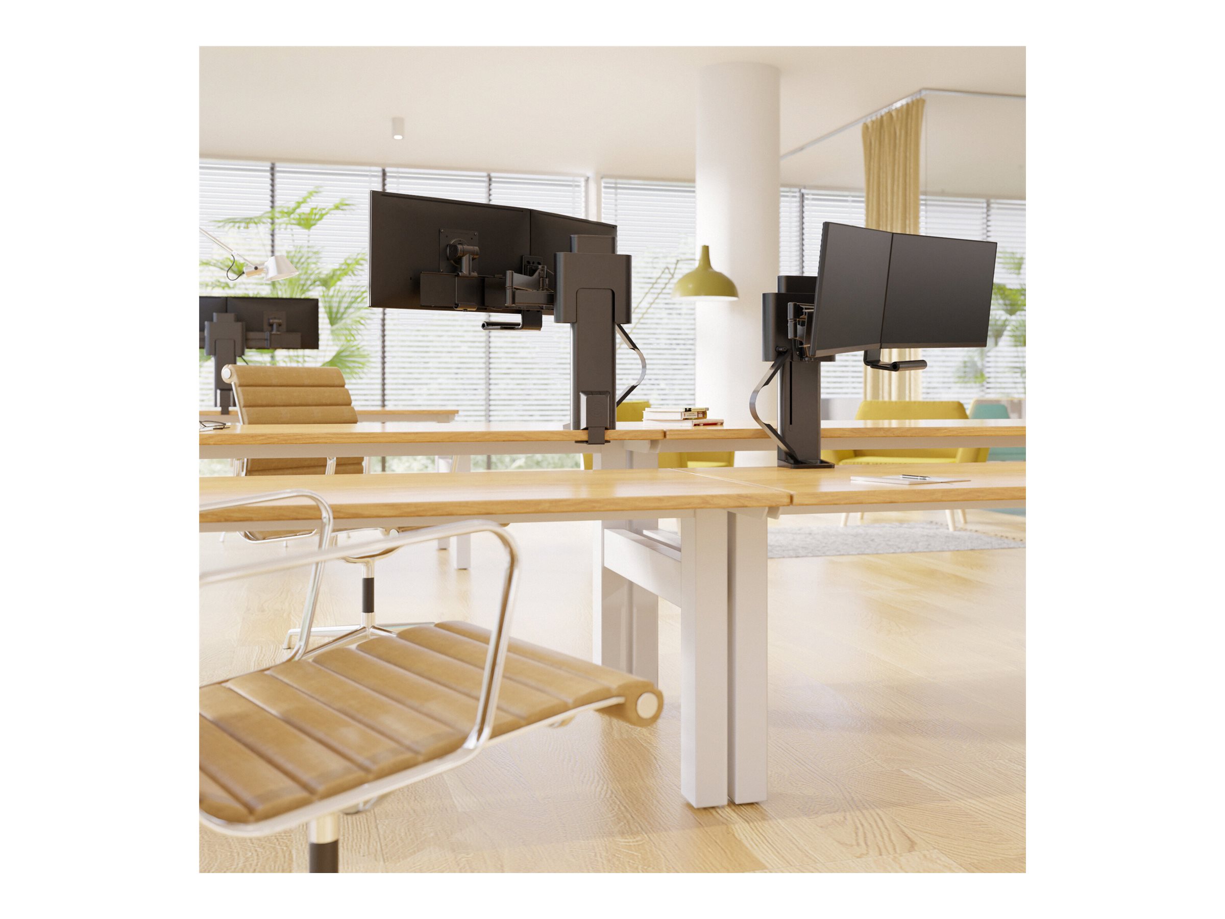 ERGOTRON TRACE Desk Dual Monitor Mount