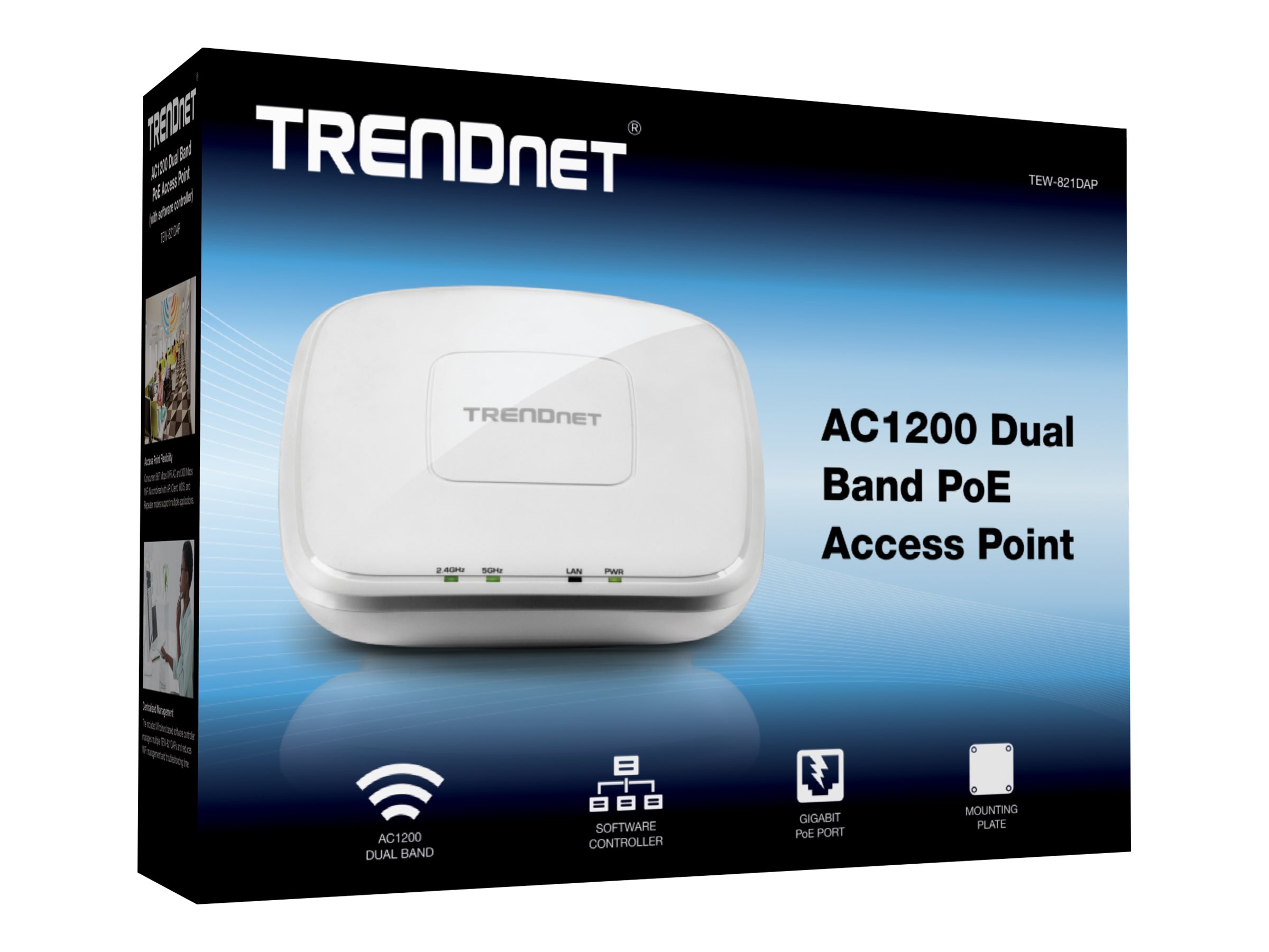 TRENDnet WL-AP AC1200 Dual PoE Access Point mit Controller