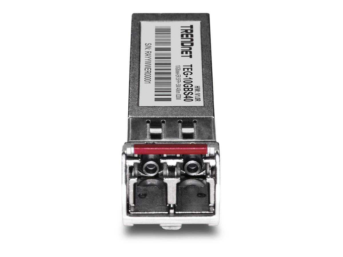 TRENDnet TEG-10GBS40 10GBASE-LR SFP+, Single Mode LC (40KM with DDM)