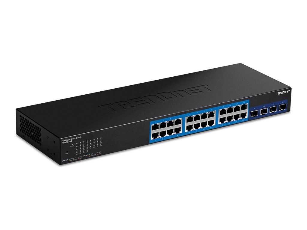 TRENDnet Switch 28 Port Gbit Manag. WebSmart 19 10GSFP+