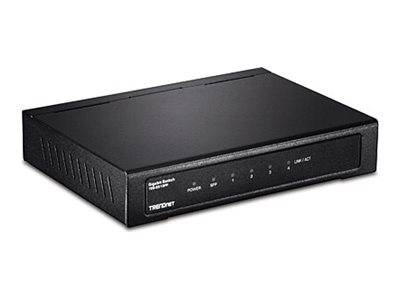 TRENDnet TEG-S51SFP Gigabit Ethernet (10/100/1000) Schwarz Netzwerk Switch