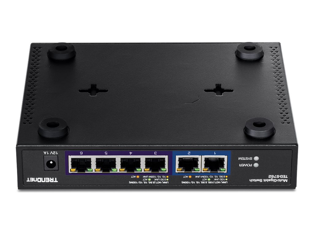 TRENDnet TEG-S762 6-Port 10G Switch, schwarz