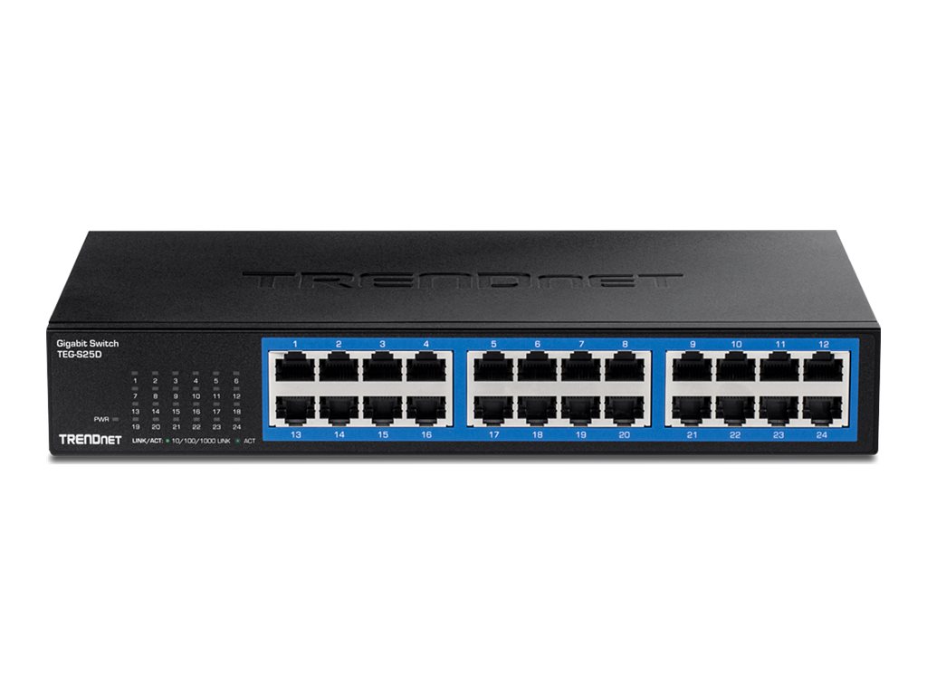 TRENDnet TEG-S25D 24 Port Desktop Gigabit Switch