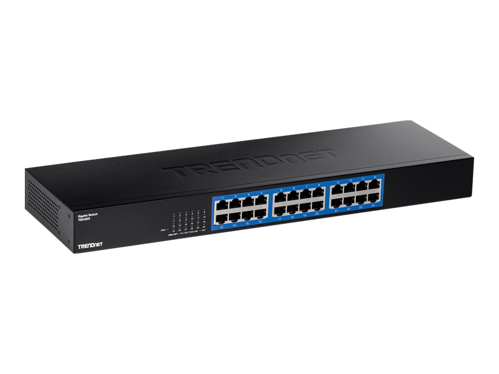 TRENDnet TEG-S25 24 Port Gigabit Rack Mount Switch