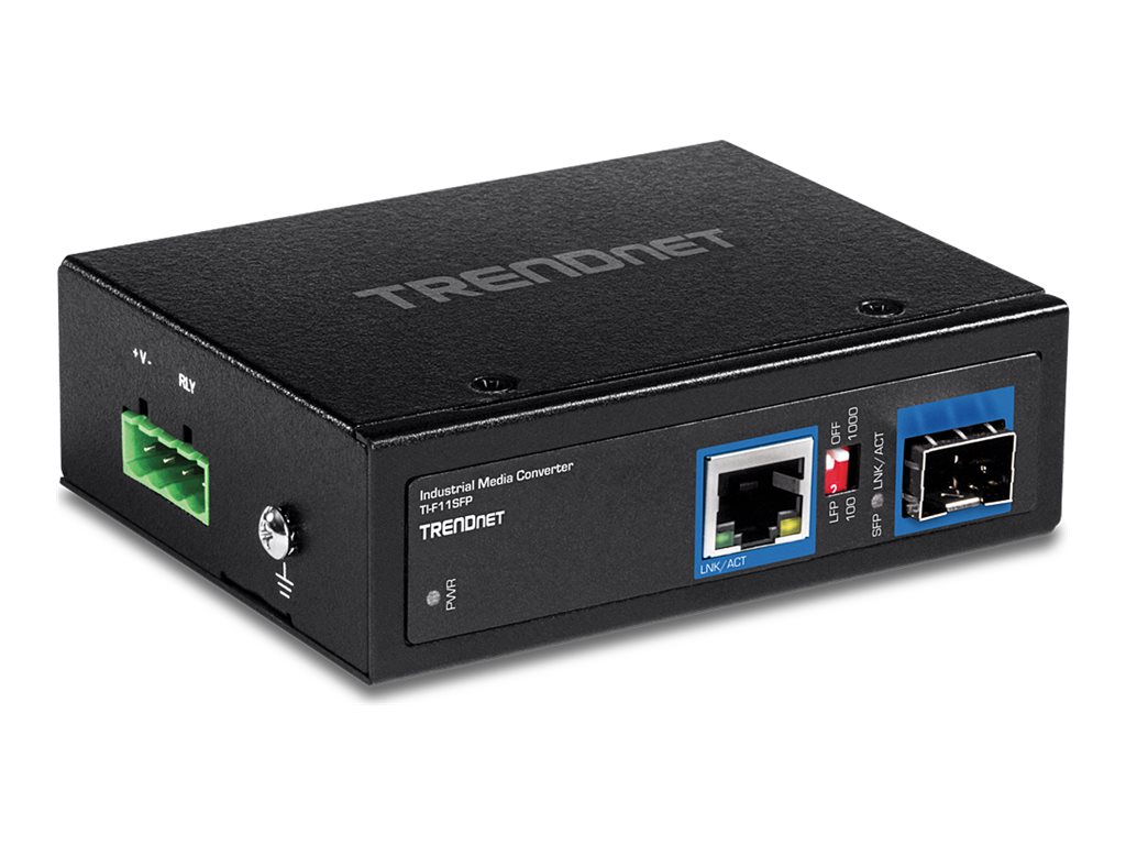 TRENDnet Konverter Industrial 100/1000Base-T SFP Media IP 30