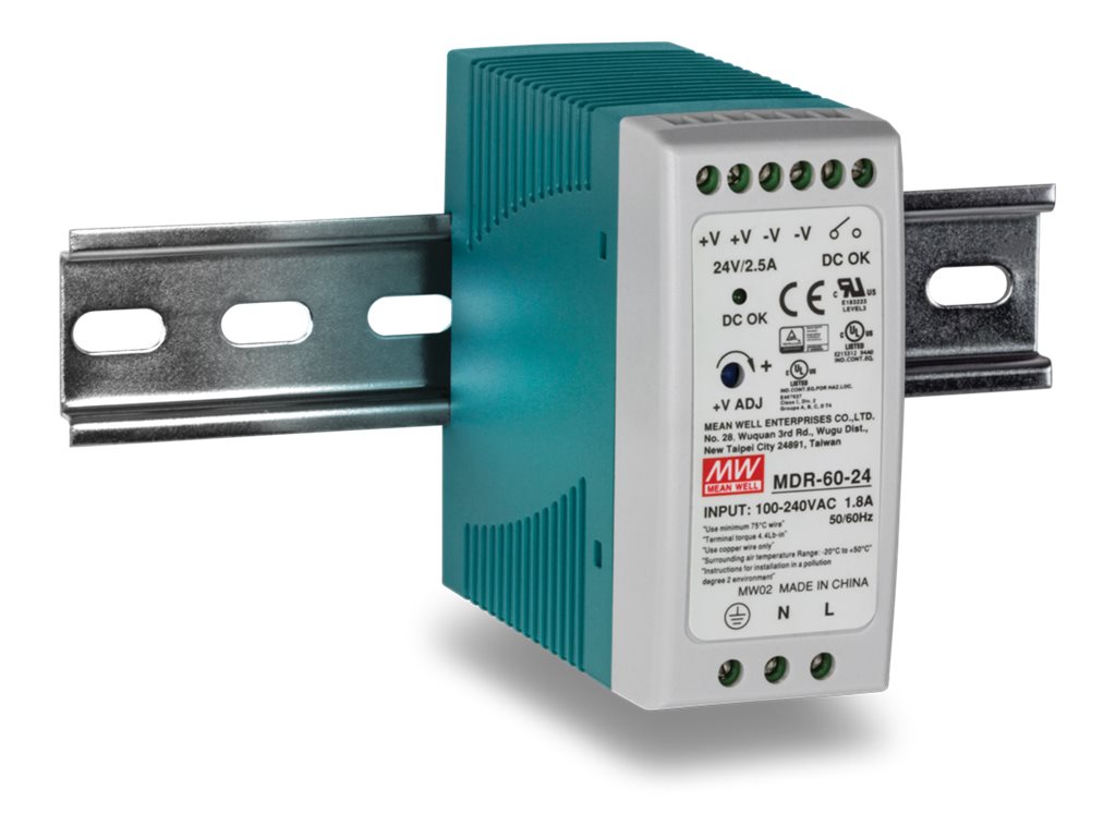 TRENDnet DIN Rail 24V 60W Supply TI-G50/TI-G62/TI-G80/à