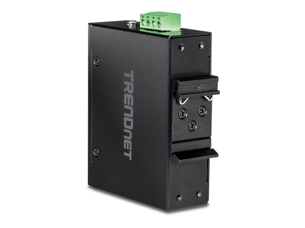 TRENDnet TI-PF11SFP Media Converter Industrial SFP to Gigabit PoE+