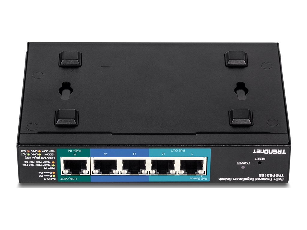TRENDnet Switch  5-Port Gbit EdgeSmart PoE+ 18 W Metall