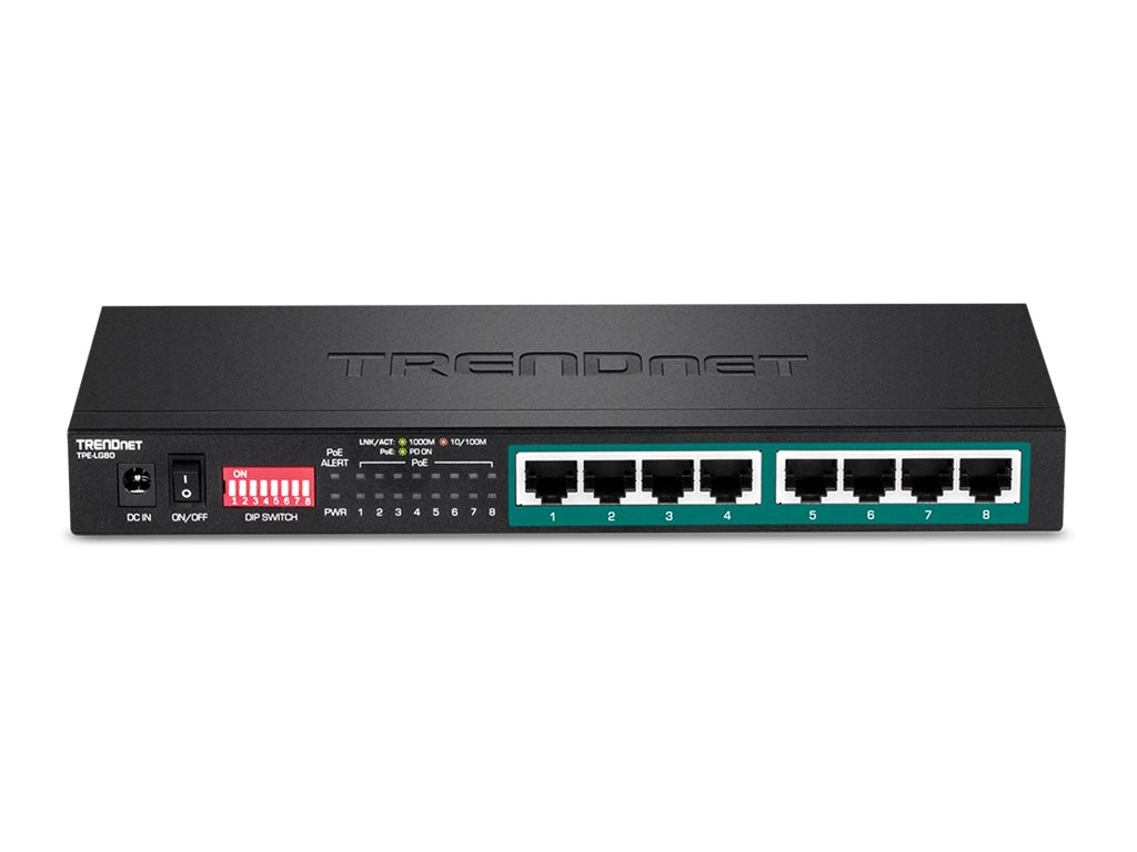 TRENDnet TPE-LG80 PoE+ Switch