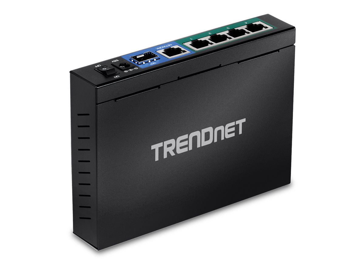 TRENDnet TPE-TG611 6-Port Switch PoE+ Gigabit