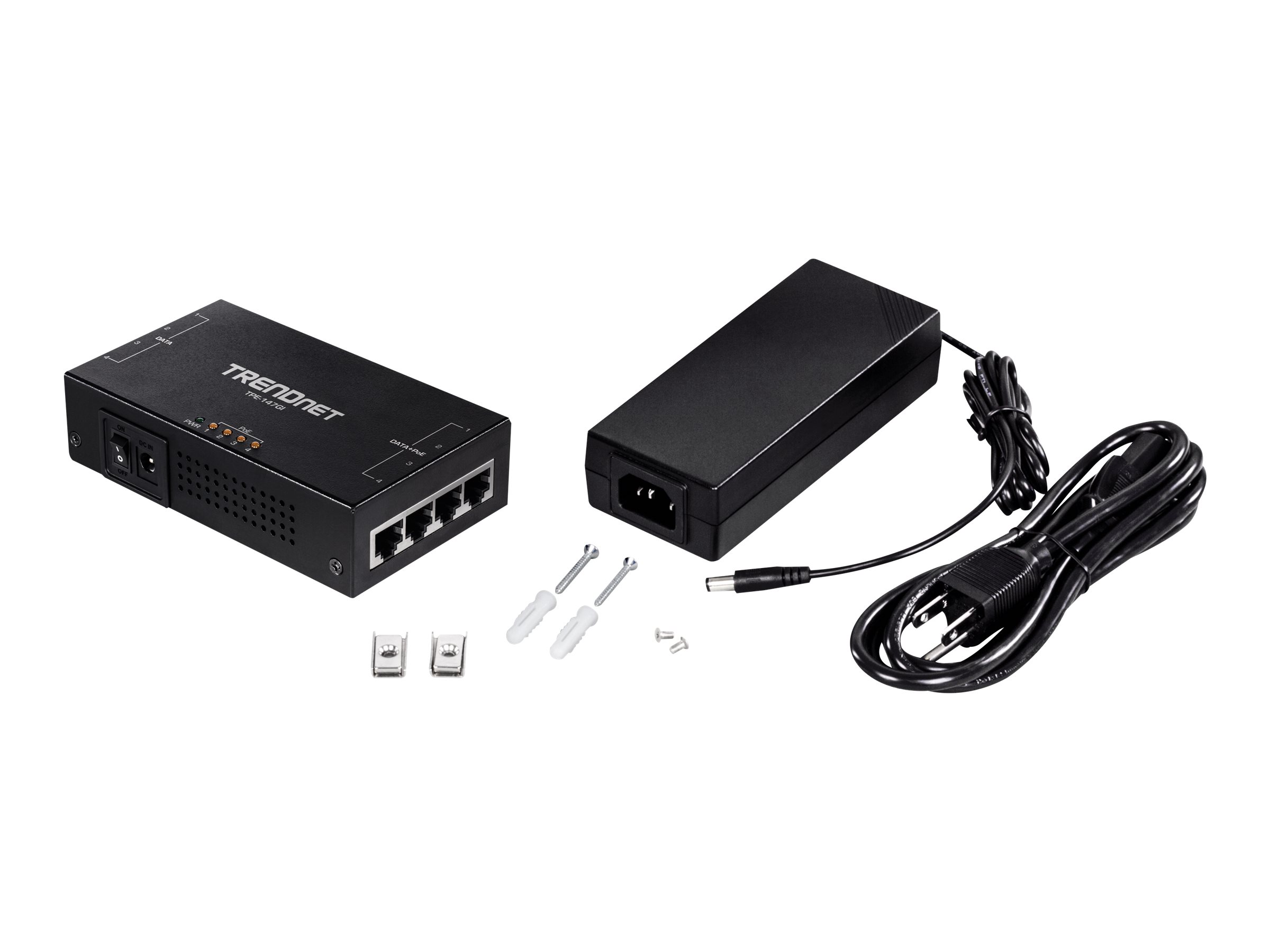TRENDNET TPE-147GI 65W PoE+ Injektor 4Pt