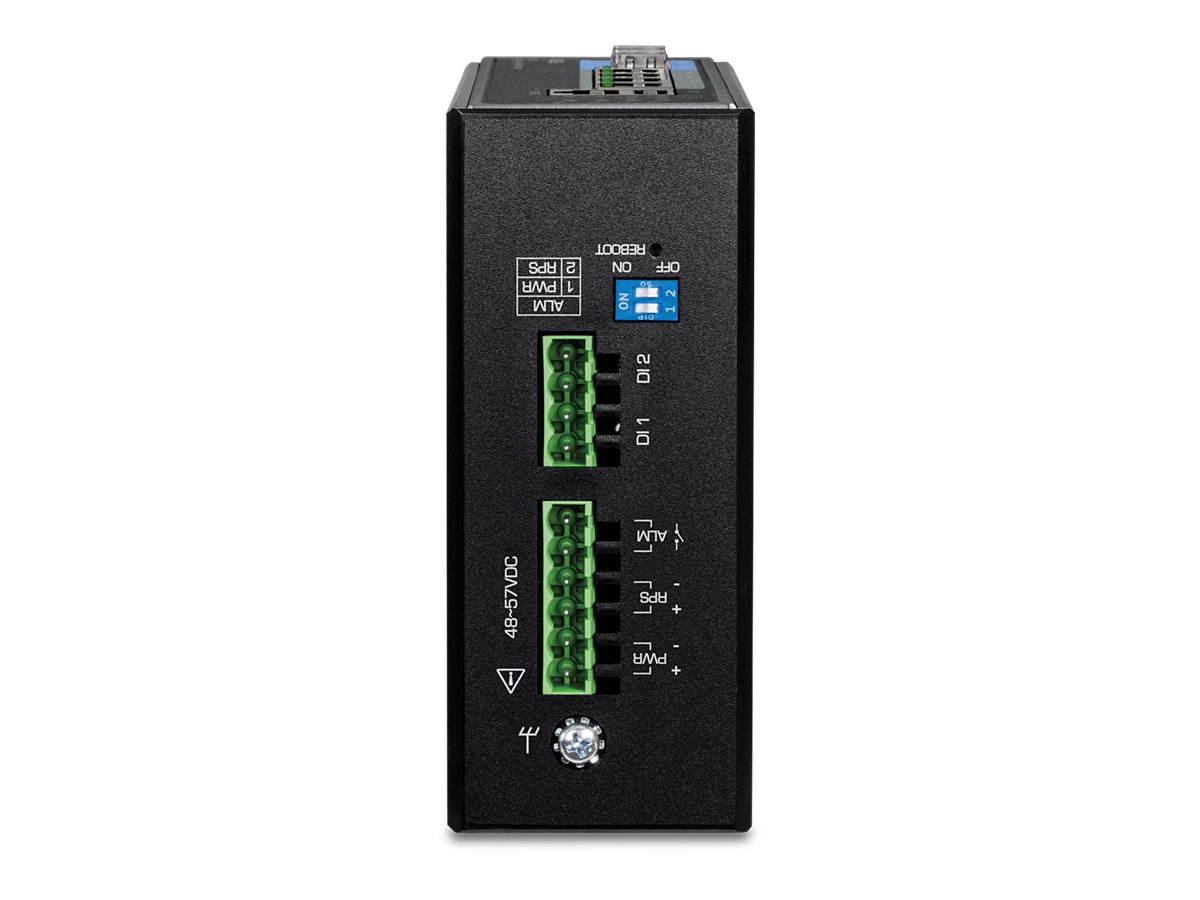 TRENDnet TI-BG62i 6 Port DIN-Rail Switch, Industrial Gigabit L2+ Managed PoE++