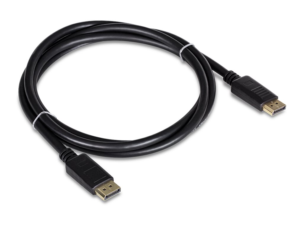 TRENDnet TK-DP06/2 DisplayPort 1.2 Kabel, 2er Pack, schwarz, 1,8 m
