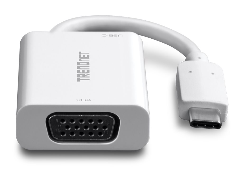 TRENDnet USB-C zu VGA HDTV USB TYP-C zu VGA Power Delivery