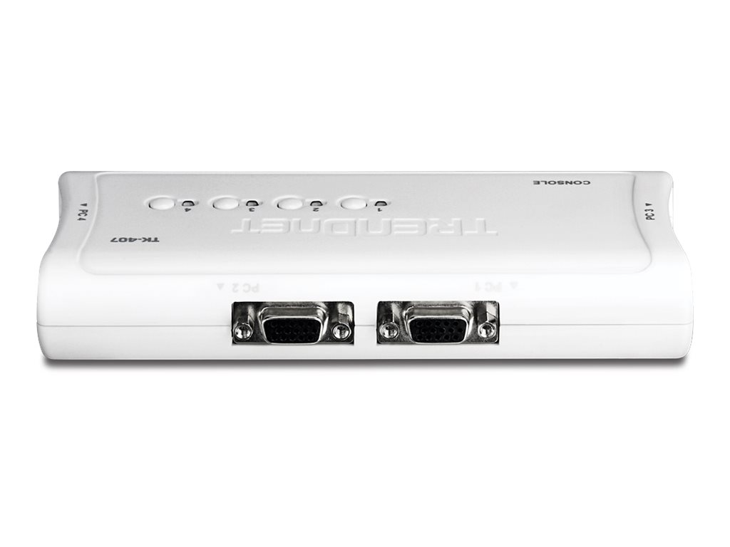 TRENDnet KVM 4-Port USB Switch Kit