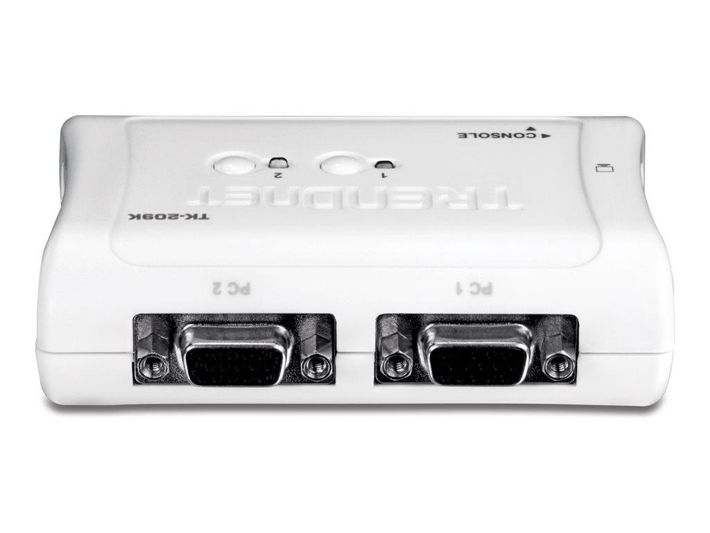 TRENDnet KVM 2-Port USB Switch Kit mit Audio