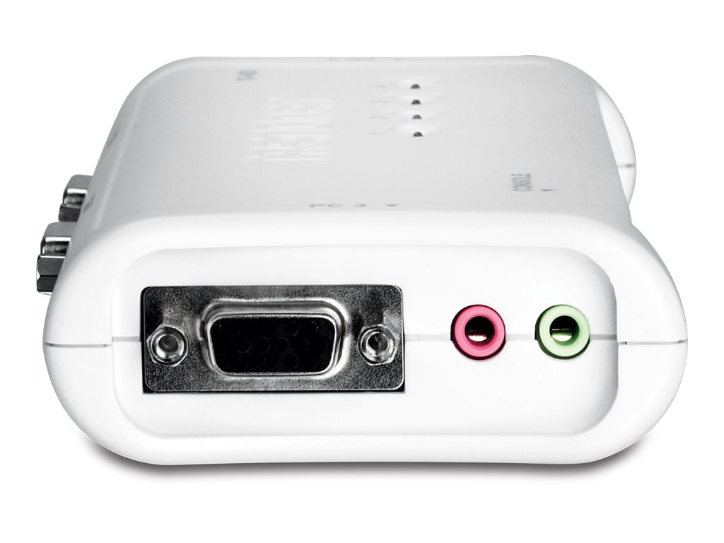 TRENDnet TK-409K KVM Switch 4-Port USB Kit mit Audio