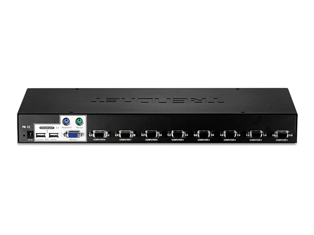TRENDnet KVM 8-Port USB/PS/2 Switch 19